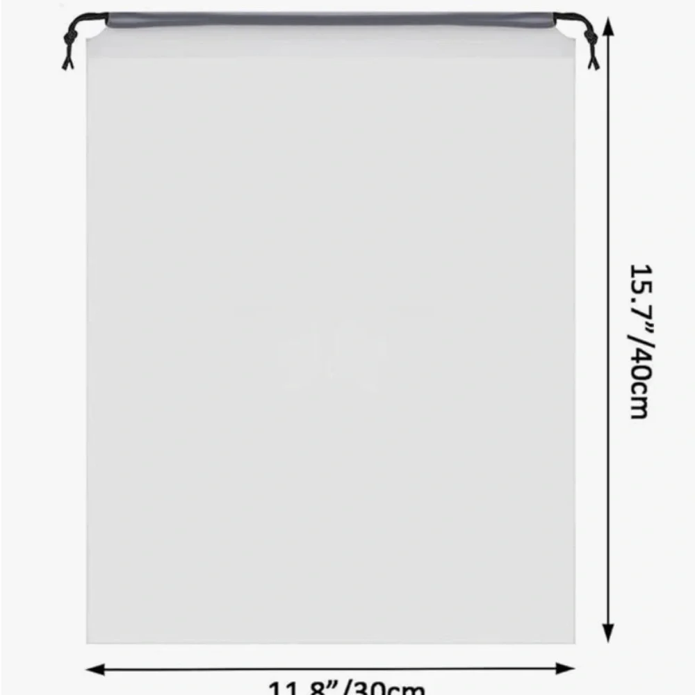 (5) NIP WATERPROOF DUSTBAG 15x11